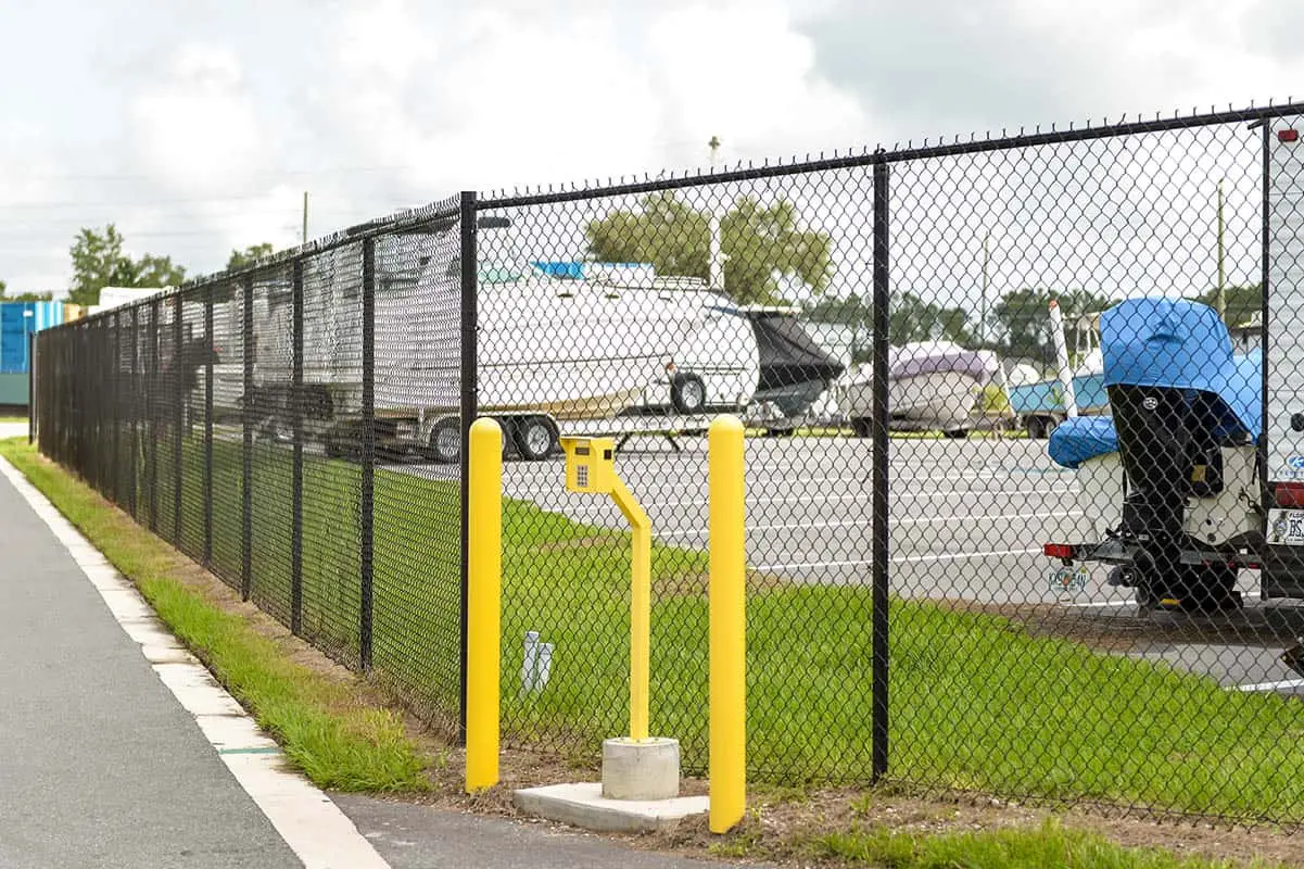 Utah Fencing chain link fence - Commercial Black 3