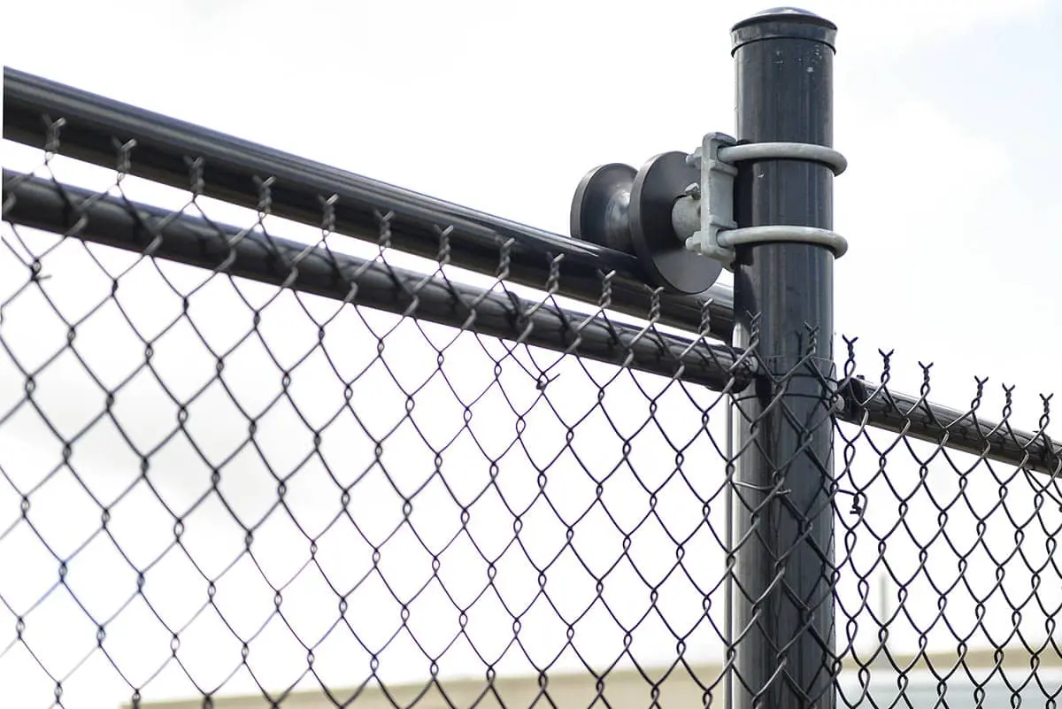Utah Fencing chain link fence - Commercial Black 2
