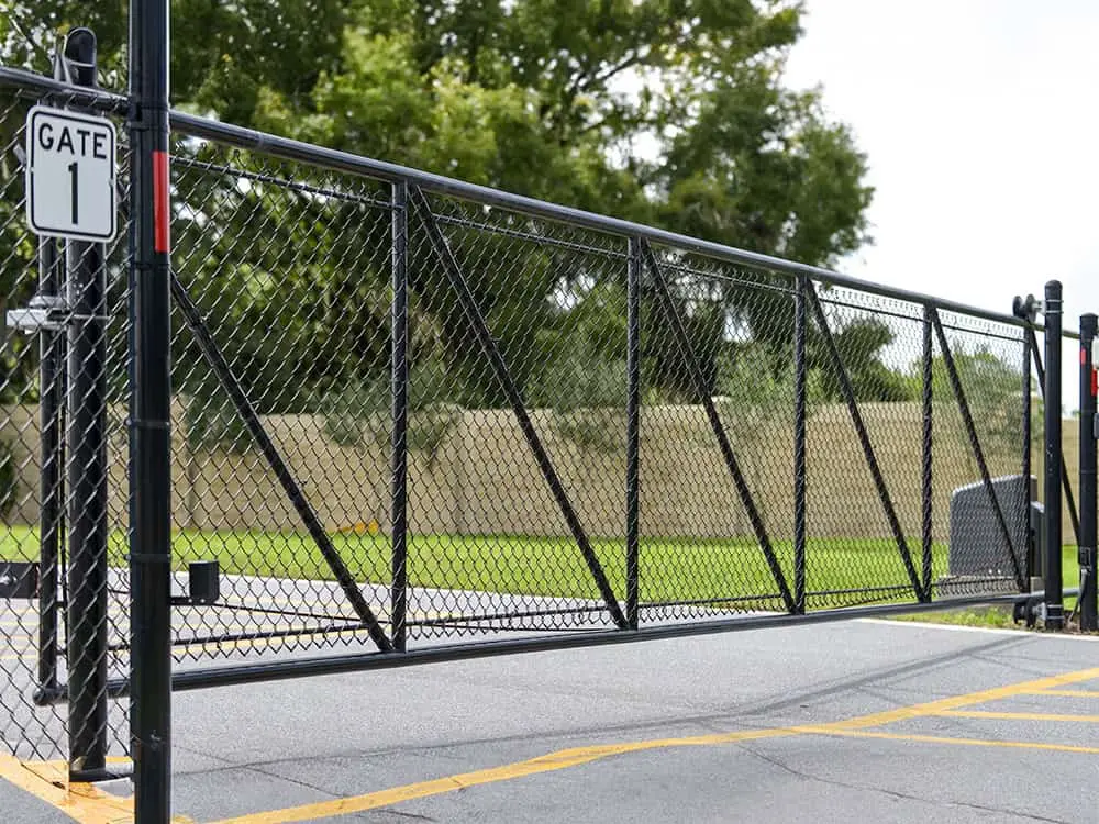 Commercial Ornamental Gate installed by Superior Fence & Rail of Utah