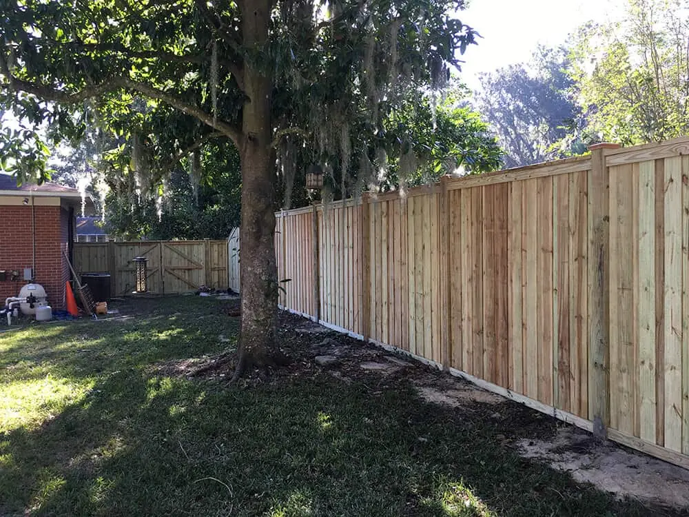 Utah Fencing wood fence - Cap And Trim 7
