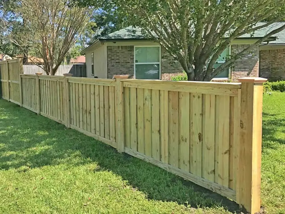 Utah Fencing wood fence - Cap And Trim 4