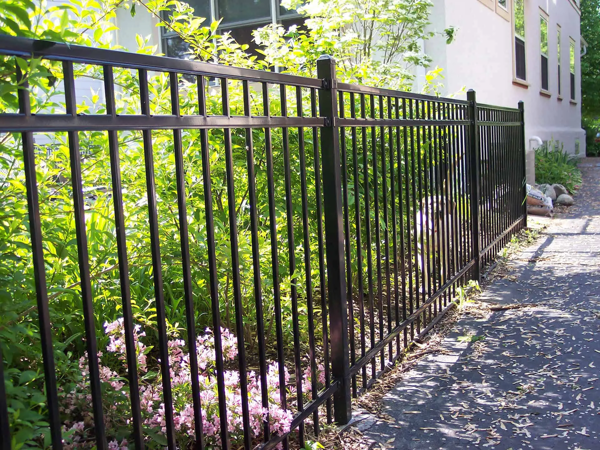Ornamental iron fence project