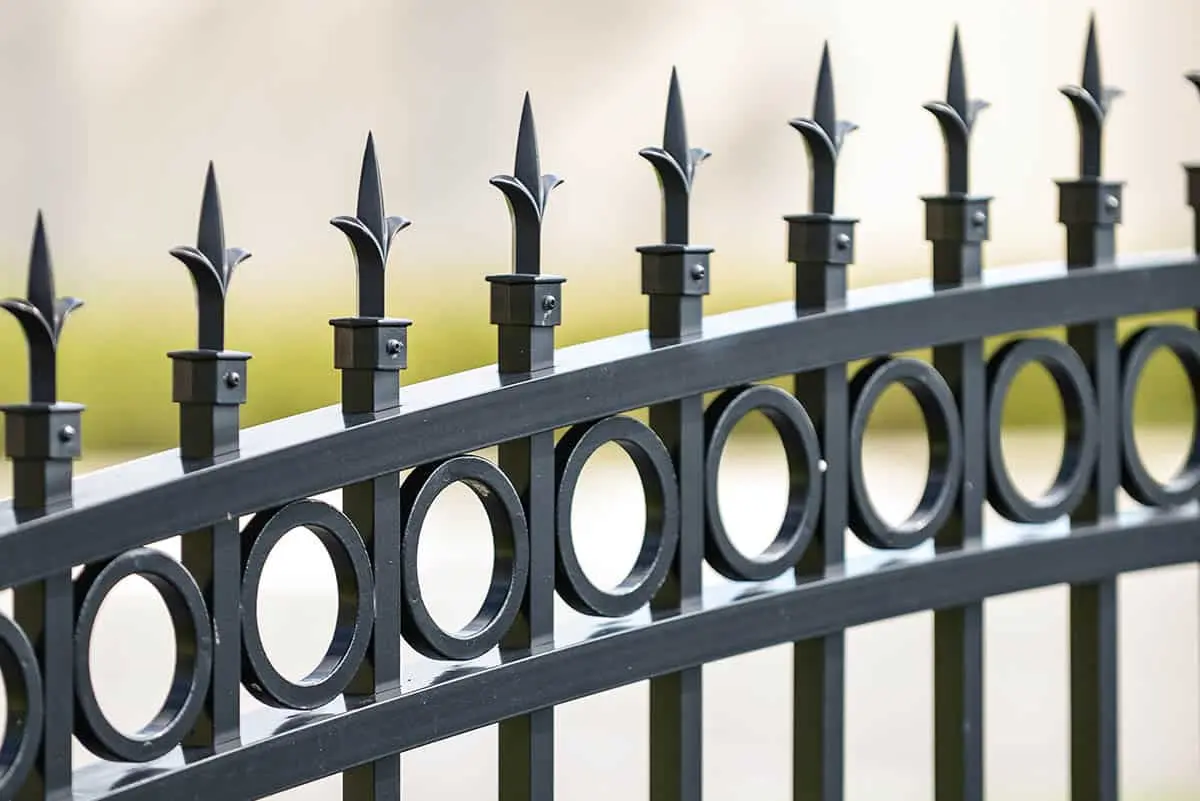 Utah Fencing aluminum fence - Finials