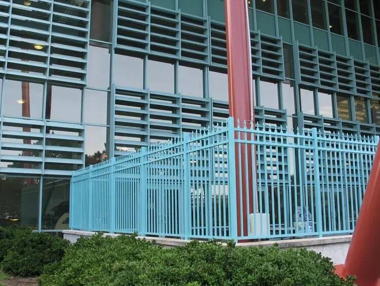 Utah Fencing aluminum fence - Industrial Finials Custom