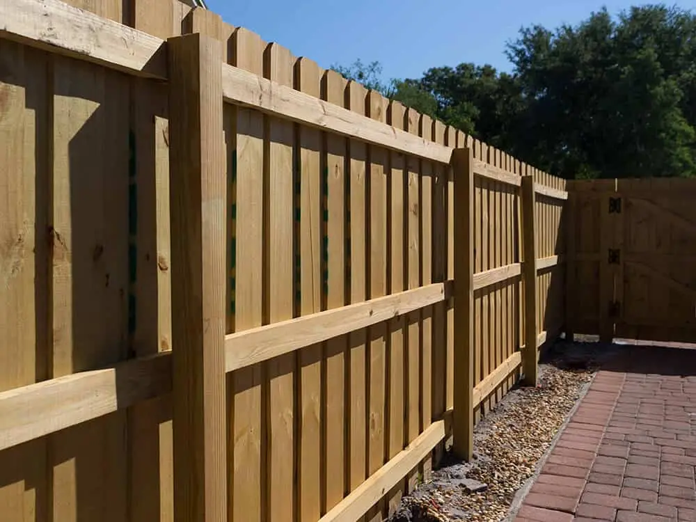 Utah Fencing wood fence - Board On Board 12