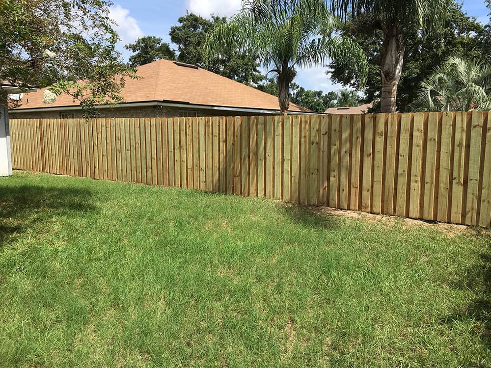 Utah Fencing wood fence - Board On Board 10
