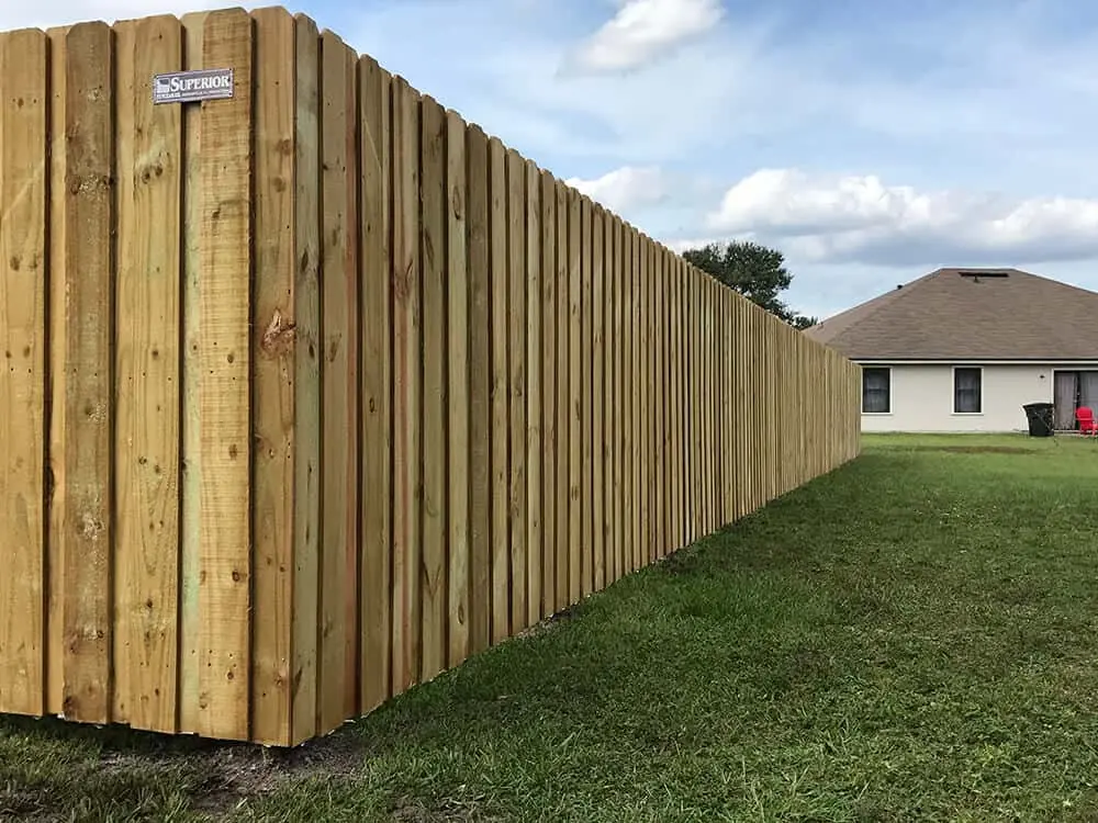 Utah Fencing wood fence - Board On Board 7