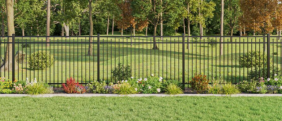 Amethyst Aluminum Fence Style