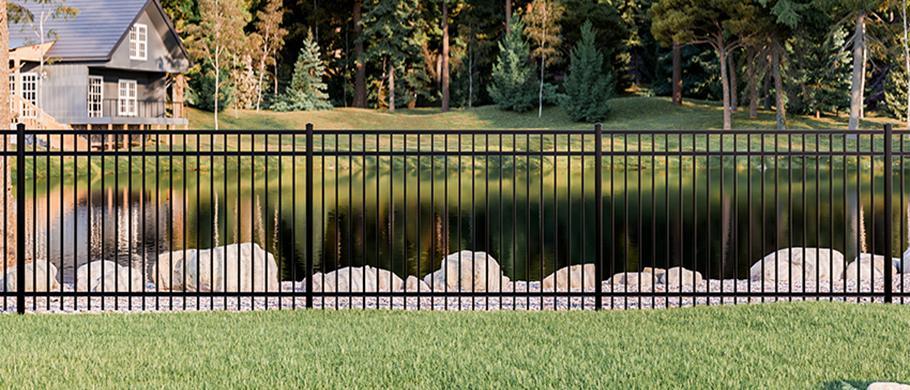 Granite Aluminum Fence Style